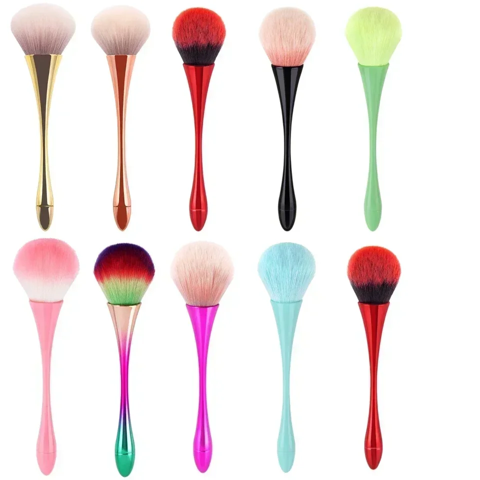 9 štýlov na nechty Art Dust Dust Brush pre manikúru Beauty Brush Blush Práškové kefy módne gél na nechty