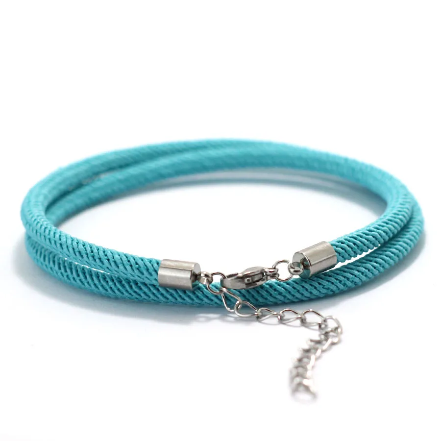 9 štýlov triedy A 4 mm Milan lana náramok Men Dámsky dvojvrstvový nastaviteľný textilný podvodník Outdoor Camping Cool Conyber Joias