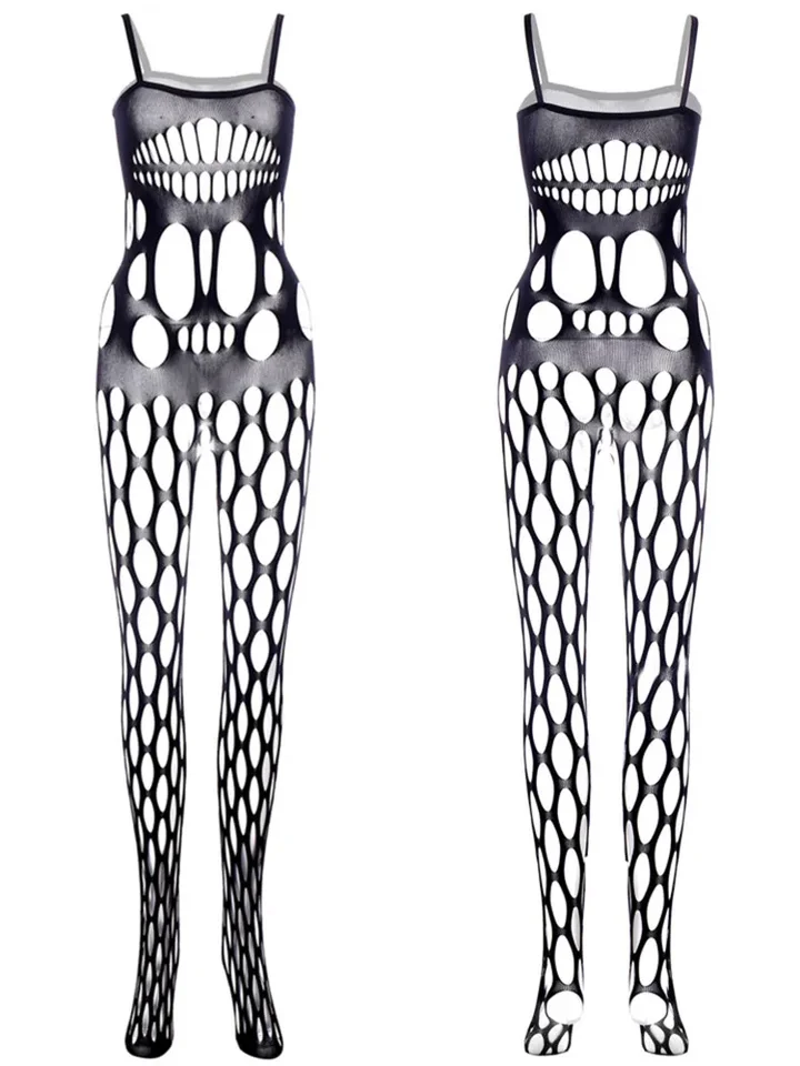 9 štýlov Vysoko elastické pánske spodné prádlo Fishnet Celé telo pančuchy sexu