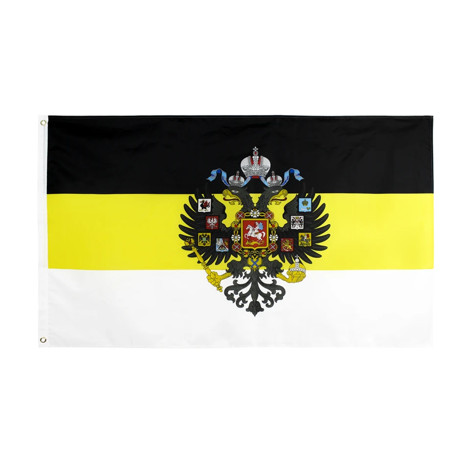 90*150 cm ruský cisár My Ruský Boh s nami Dvojité orlové hlavy ríše vlajka Banner