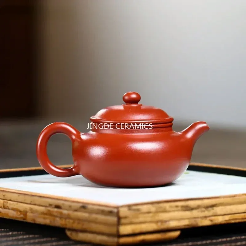 90 ml surová ruda dahongpao bahenná kanvica čínština jixing fialová hlinená čajová kanvica slávni umelci ručne vyrábajú malá kapacita čajový hrniec zisha čajový set