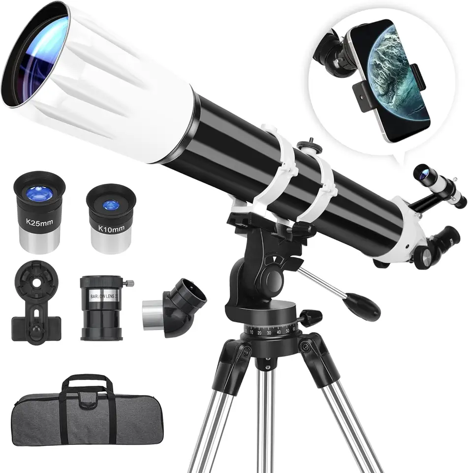 90 mm clona 900 mm profesionálne teleskopy pre dospelých astronómia - Vysoko poháňaný viacsadný prenosný prenosný