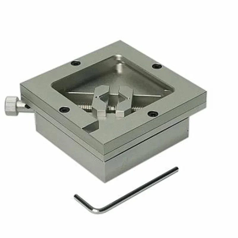 90 mm strieborná BGA Reballing Station Stencils šablóna držiak Foxture prípravok pre opravu prepracovania čipu PCB