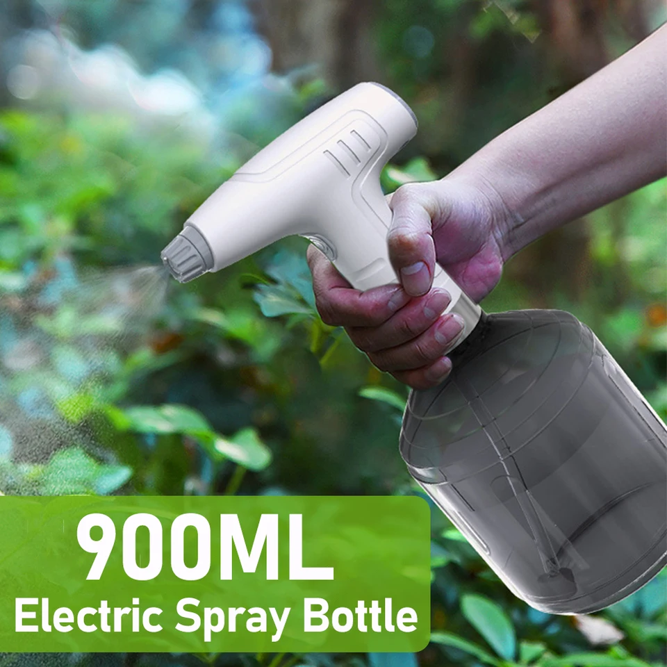 900 ml elektrickým rastlinným sprejom fľaše automatické zavlažovanie Fogger USB Elektrický dezinfekčný rozprašovač nalievacie zariadenie Rastliny záhradné náradie