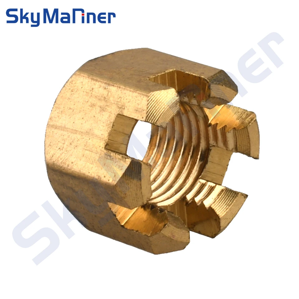 90171-14013 Nut, hrad vrtule pre Yamaha 20HP 25HP 30HP F20 F25 F40 Outboard Motor Morine Parts