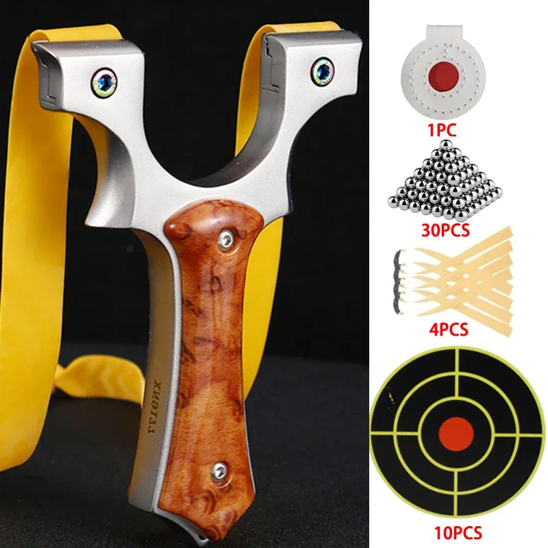 9025 z nehrdzavejúcej ocele Slingshot High Precision Sling Outdoor Hunting Show Shooting Catapult Fishing Slingsshot Príslušenstvo