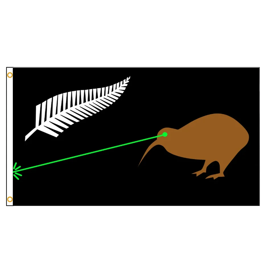 90x150 cm 3x5ft NZ Nový Zéland Kiwi Flag Polyester Printed Banner pre výzdobu
