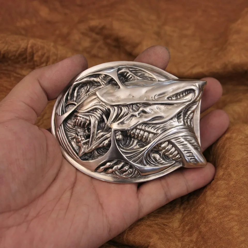 925 Sterling Silver AVP Alien Punk Belt Bikle Conyber DIY príslušenstvo TA291
