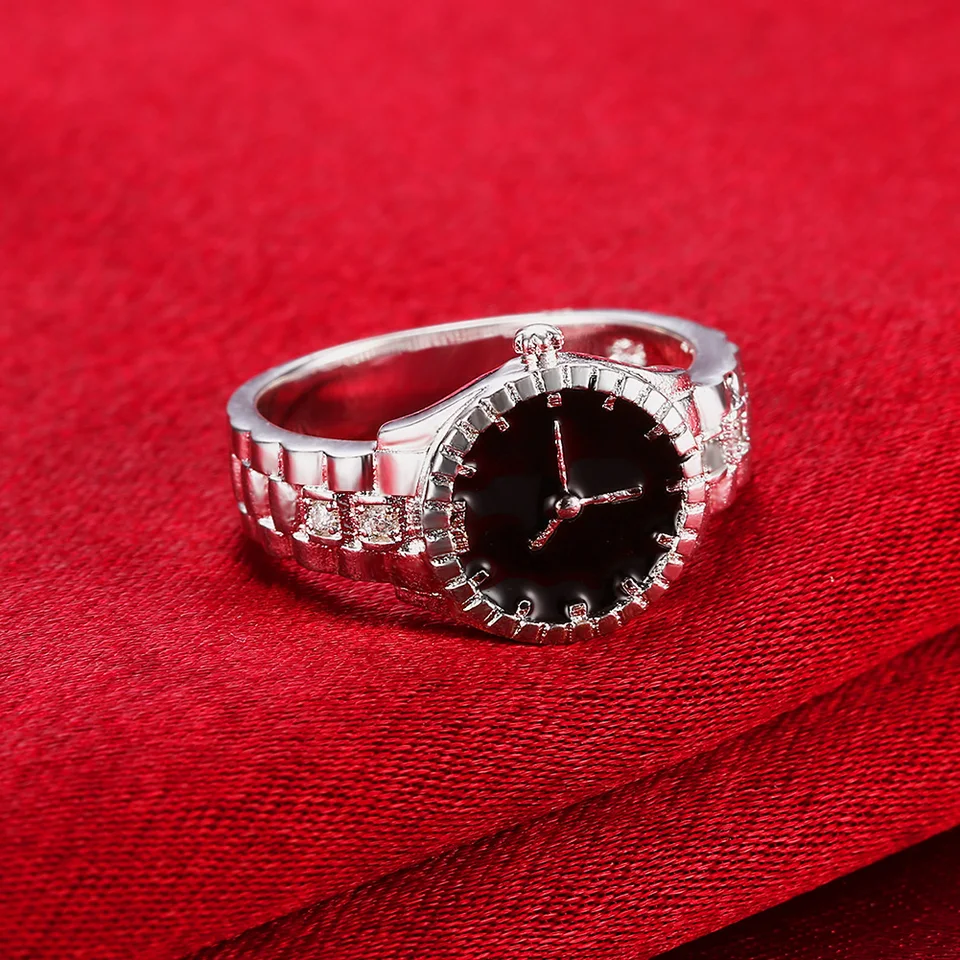 925 Sterling Silver Watch Watch Zirkónové prstene pre ženy Luxusné kvalitné šperky News Trends 2023 ponuky s Alisero