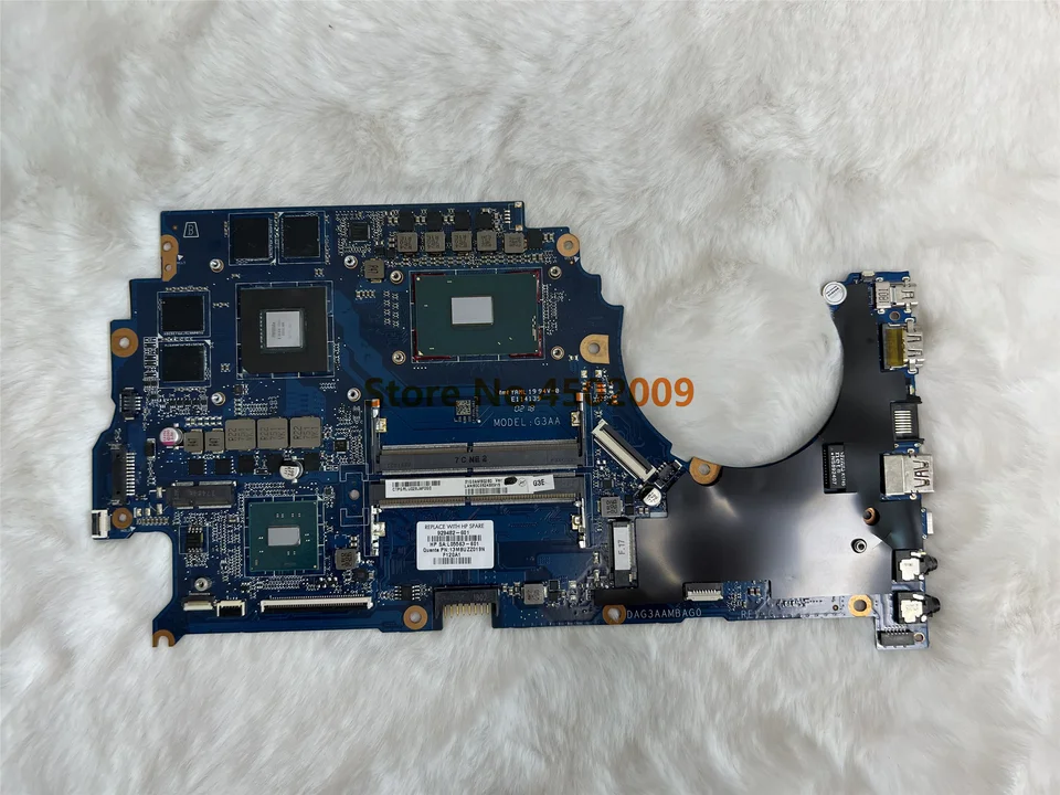 929482-601 pre HP 15-CE 15T-CE DA3AAMBAG0 NAPOJE STARD s I7-7700 CPU GTX1050 4G GPU 100% Testovaná práca