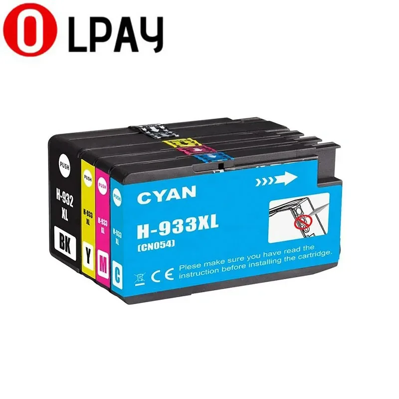 932 933 XL 932XL 933XL Color Kompatibilná atramentová kazeta pre HP932 pre HP933 pre HP OfficeJet 7110 7610 7612 tlačiareň