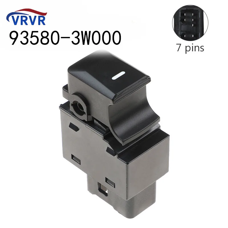 93580-3W000 935803W000 7 PIN Elektrické spínač jednotlivých okien pre KIA Sportage 2011-2016 935803W000WK/93575-1H000