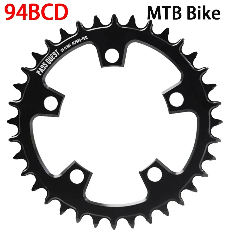 94 bcd 5 skrutiek okrúhleho reťazca pre 10/11/12 reťazec rýchlostných bicyklov 32T/34T/36T/38T/40T/42T/44T/46T úzka široká šírka reťazca