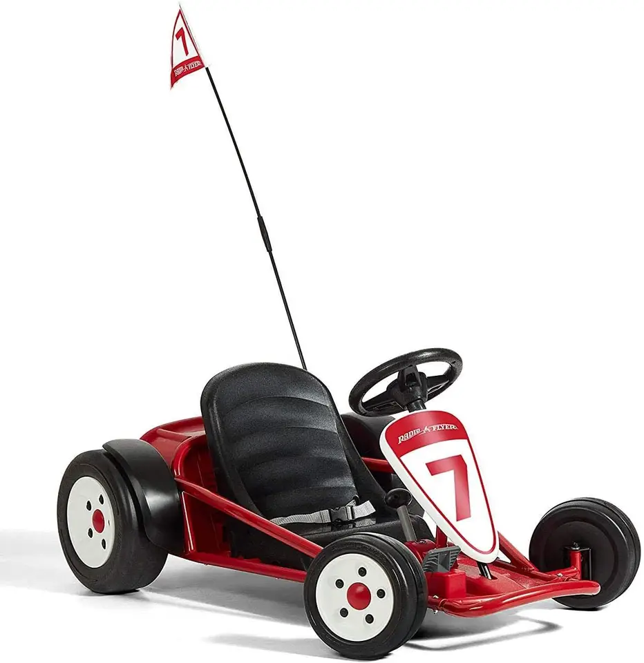 940Z 12V nastaviteľné nastaviteľné deti Ultimate Outdoor Go-Cart s gumovými kolesami