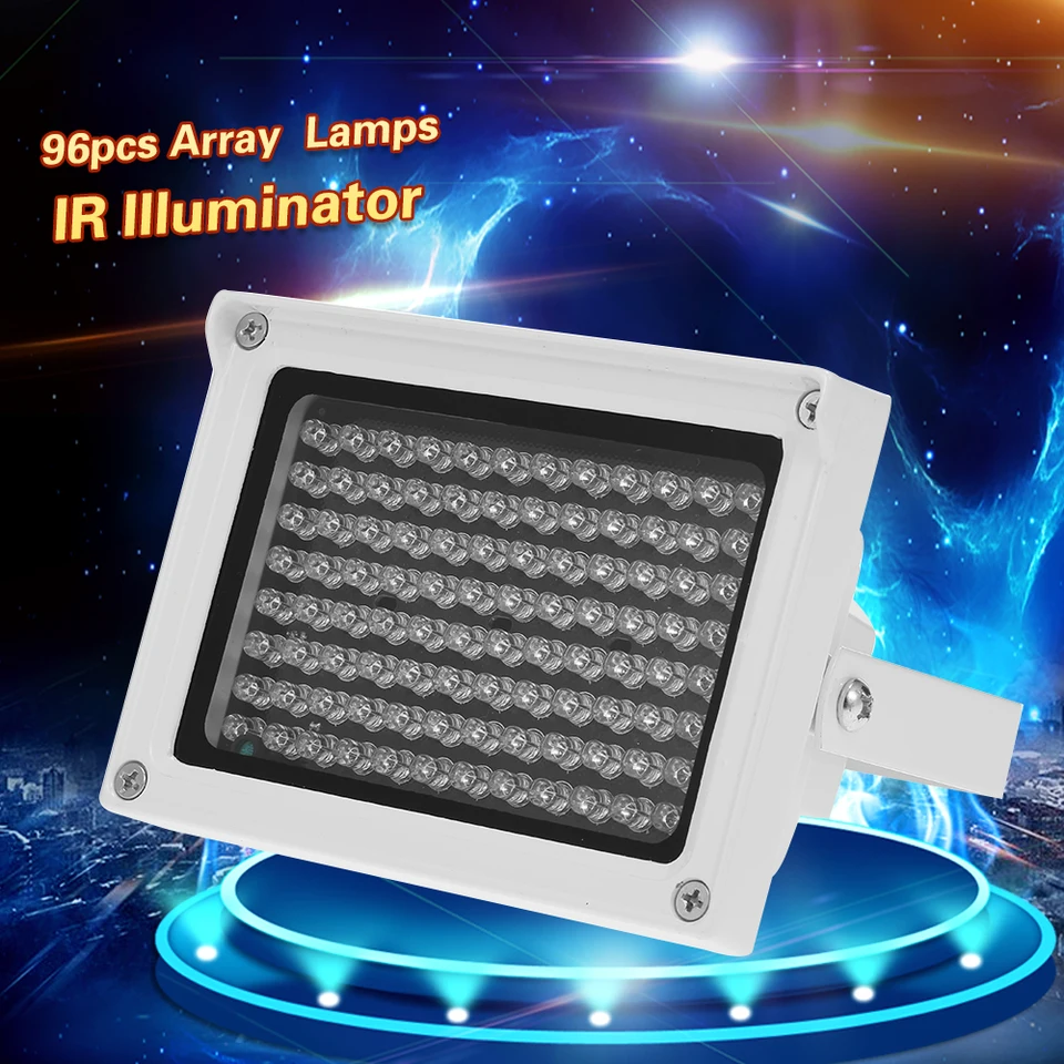 96 LEDS IR Illuminator Array infračervené lampy nočné videnie vonkajšie vodotesné pre bezpečnostnú kameru CCTV