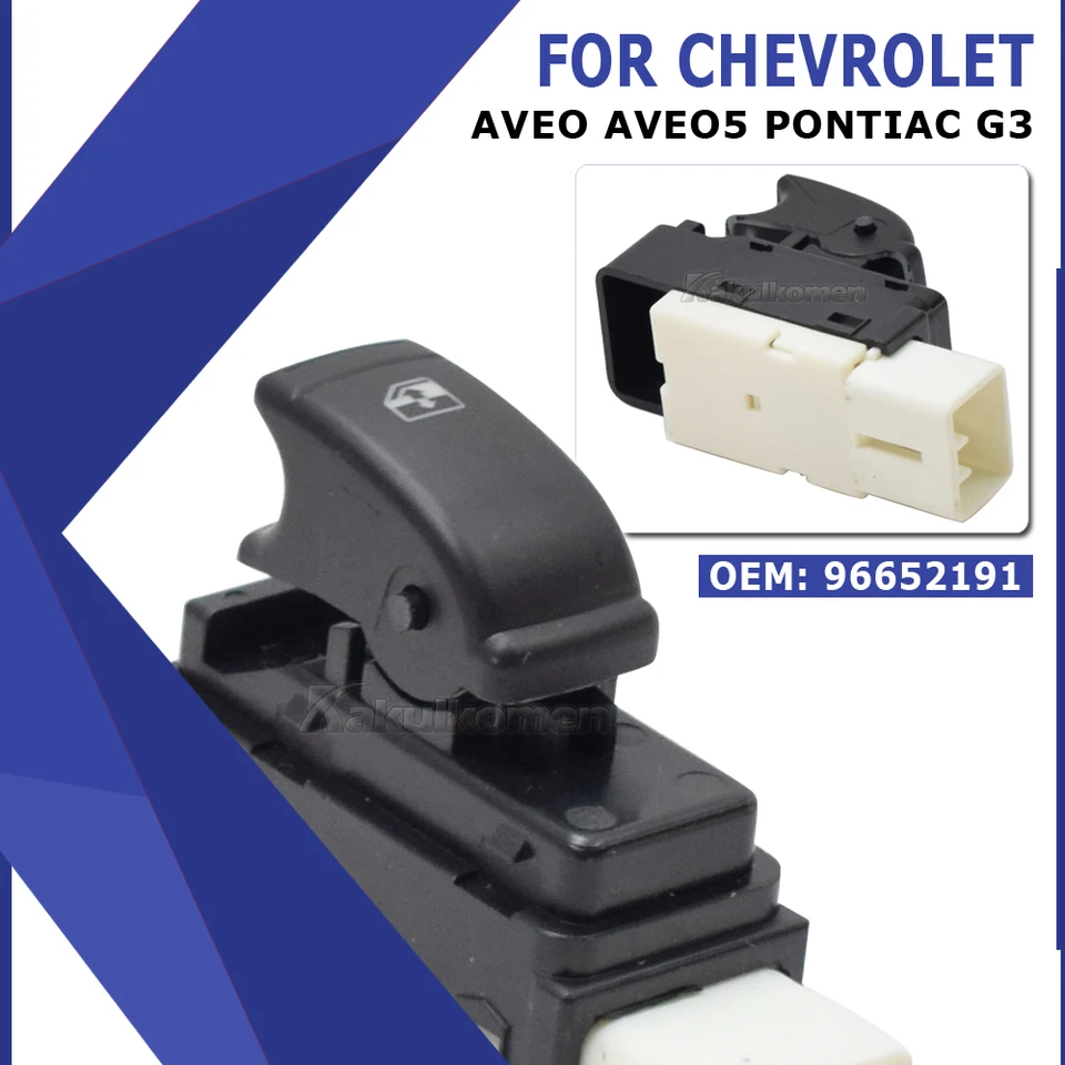 96652191 pre Chevrolet Aveo Aveo5 Pontiac G3 Power Window Prepínač okna Vyzdvihnutie Spínač výťahu Auto Príslušenstvo