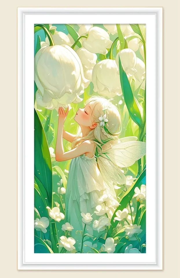9ct 60x110cm Elf Girl vyšíva DIY čínsky štýl tlačené súprav
