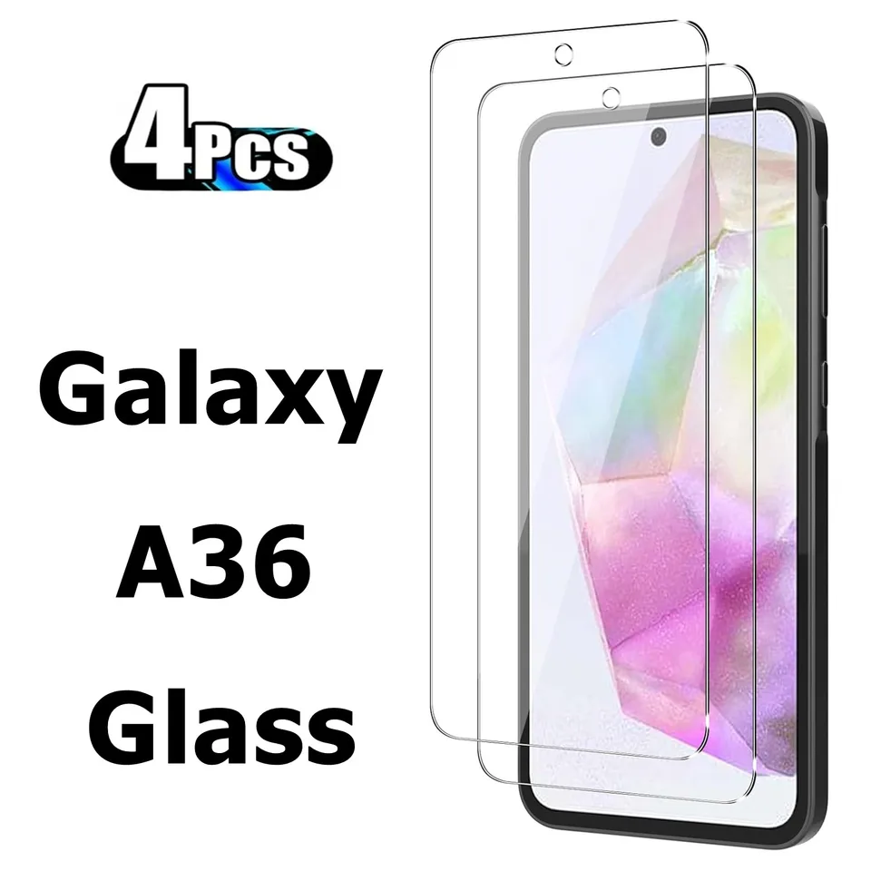 9H Temperovaný sklenený chránič obrazovky pre Samsung Galaxy A36 5G 2 až 4 kus