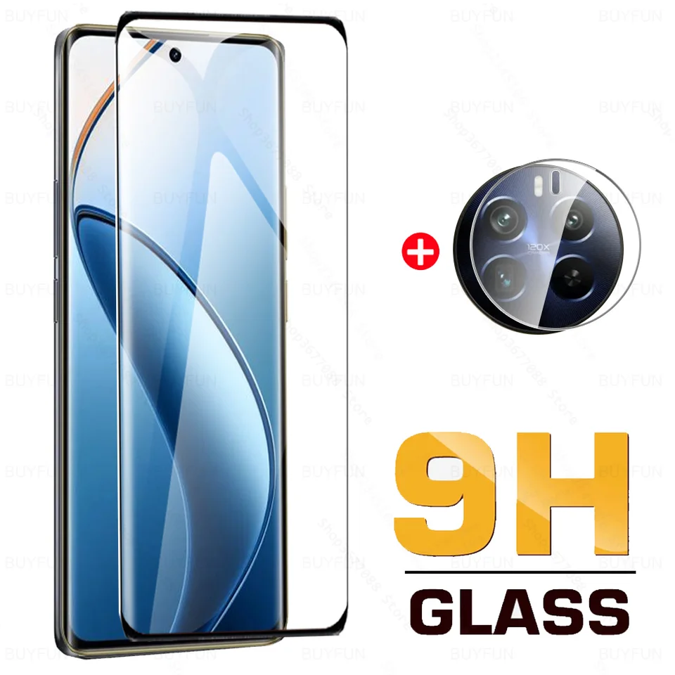 9h zakrivené sklo pre Realme 12 Pro+ Temperované sklo Realme12 Pro Plus Realmi Realmy 12 Proplus 5G HD Chránič obrazovky Film