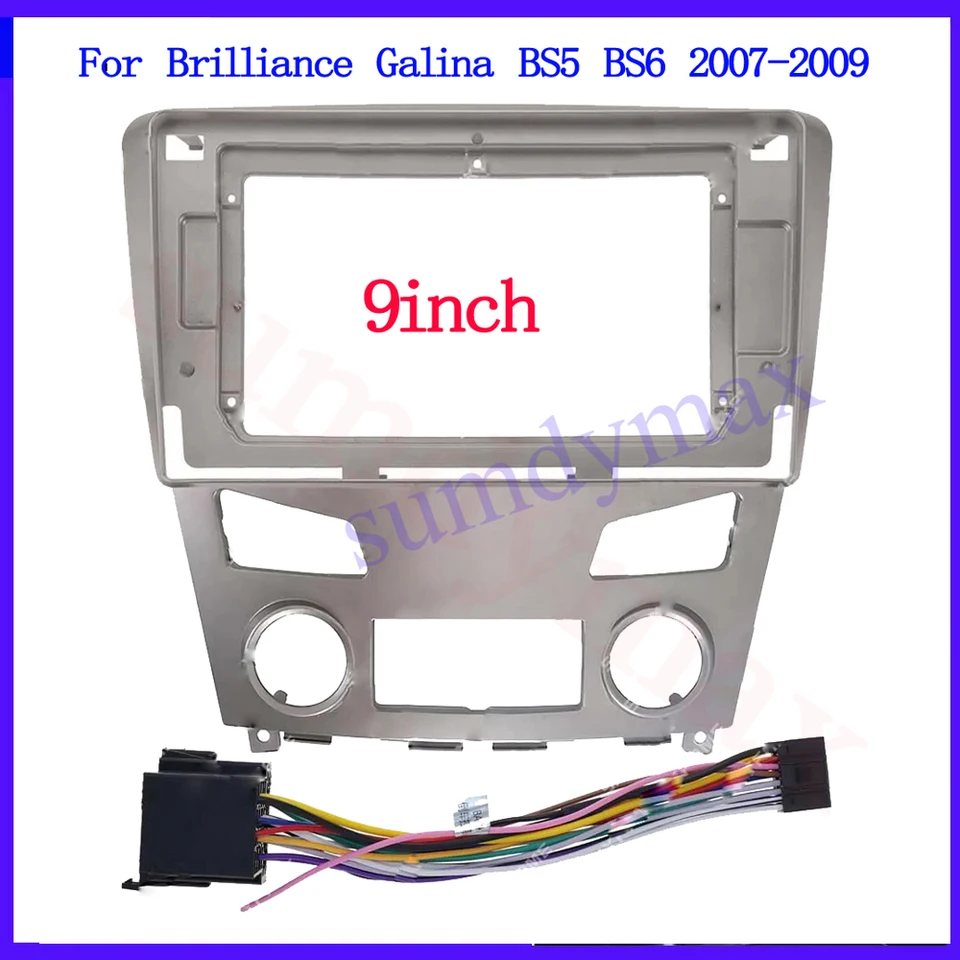 9inch Android Car Video Fascia pre brilanciu Galina BS5 BS6 2007 2008 MP5 Player WiFi GPS Stereo Radio Panel Dash Rám