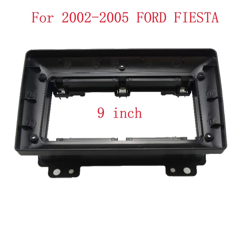 9inch Cardio Radio Fascias za roky 2002-2005 Ford Fiesta Android GPS MP5 Stereo Player 2 DIN HLAVNÝ PANEL PANEL DASH Rám Inštalácia T