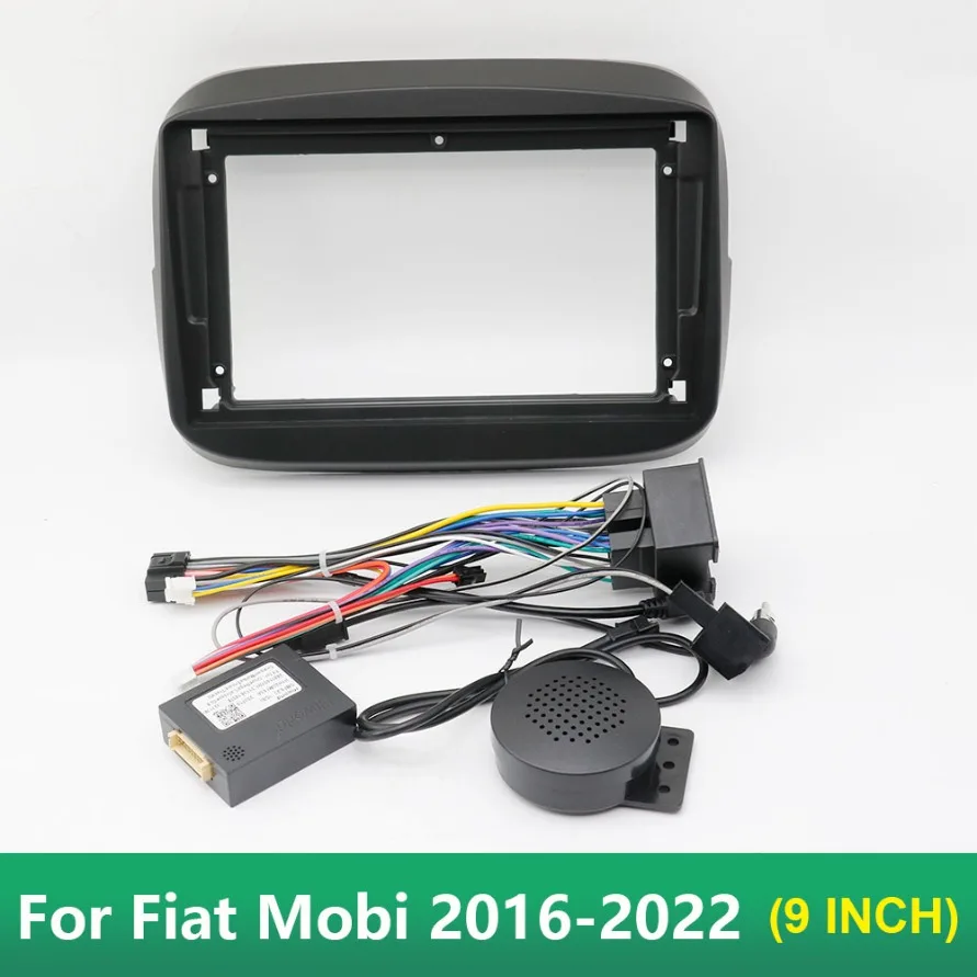 9inchcar Radio Fascias Android GPS MP5 Stereo Player 2 DIN HEAD UNIT DASH Rám pre Fiat Mobi 2016-2022