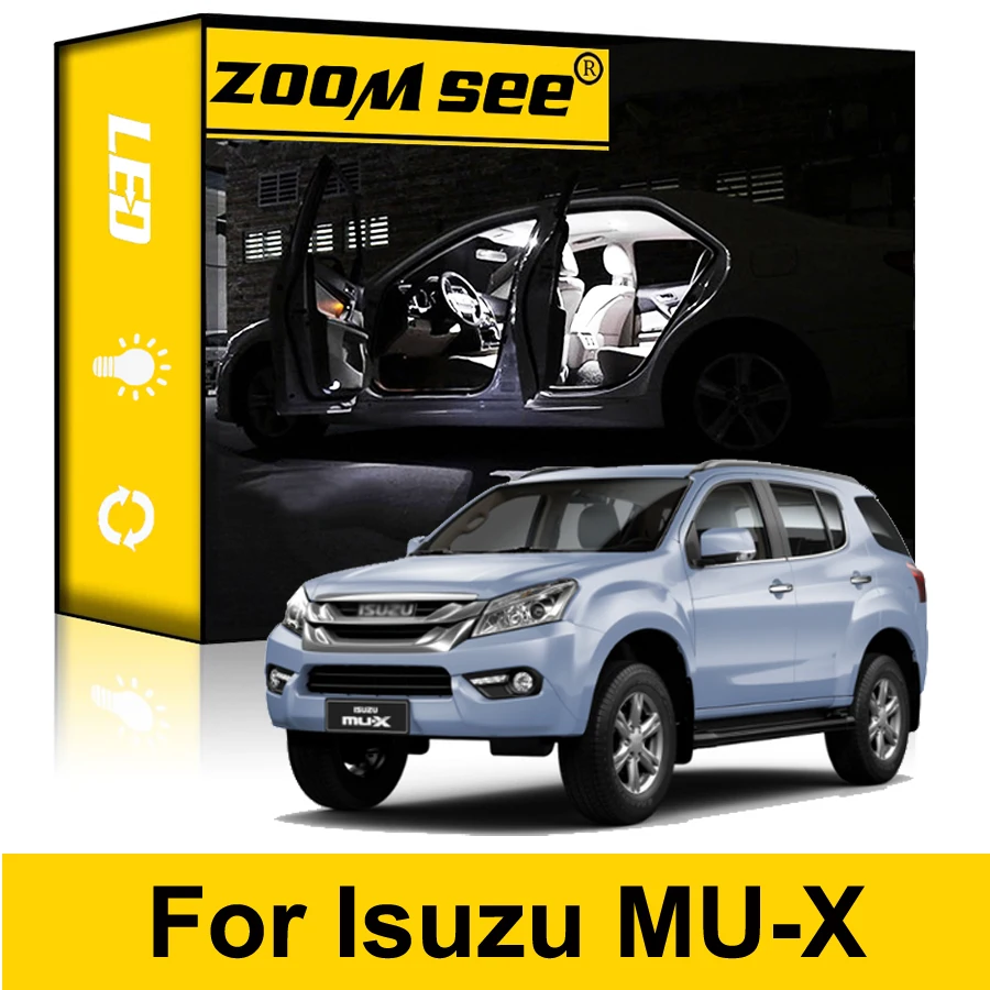 9pcs Canbus LED interiérová súprava pre Isuzu Mu-X MUX 2013-2015 2016 2017 2018 2019 2020 2021