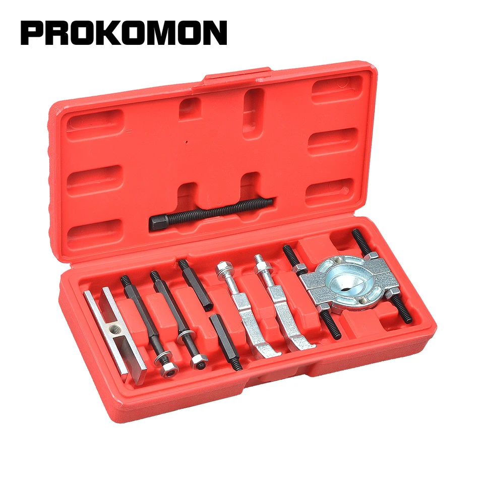 9pcs oddeľovacia kombinovaná súprava ložiska Splitter Mechanický dvojitý disk sťahovač prevodovky prevodovky prevodovky Vonkajšie ložisko Remover