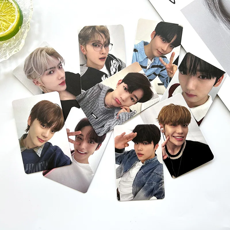 9pcs/set Kpop Zerobaseone Video Fanmeeting Selfie Photocards Zb1 Zhanghao Yujin Ricky Hanbin Dve strany Fanúšikovia Lomo Card Fans Collection