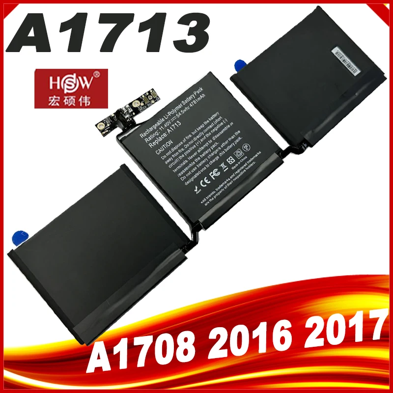 A1713 A1708 NAPOHLATNÁ BATTERSKÁ BATTERA PRE Apple MacBook Pro 13 