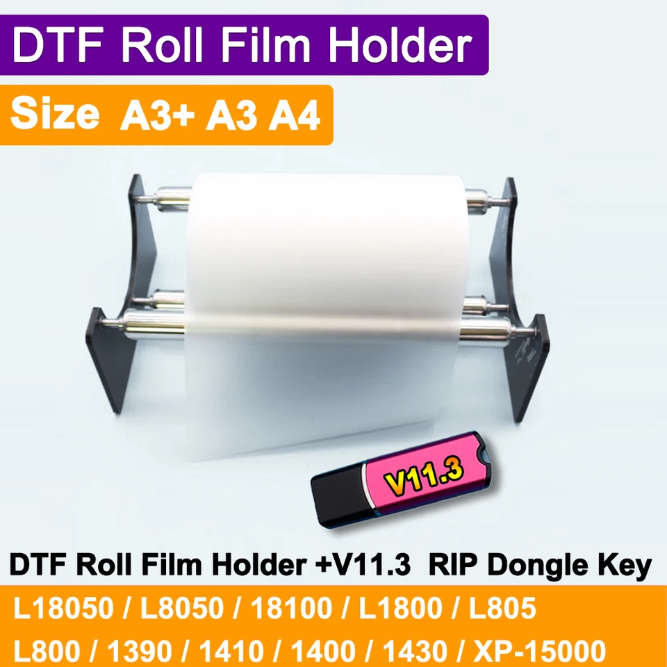 A3+ A4 A3 DTF filmový držiak filmovej tlačiarne pre Epson et L18050 L8050 L805 18100 L1800 ET8550 XP15000 Držiteľ filmu
