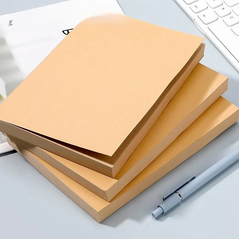A5/B5 Vintage Plant Notebook Kraft Paper Cover Student Extra Husté skicáre Späť do školských kancelárskych potrieb