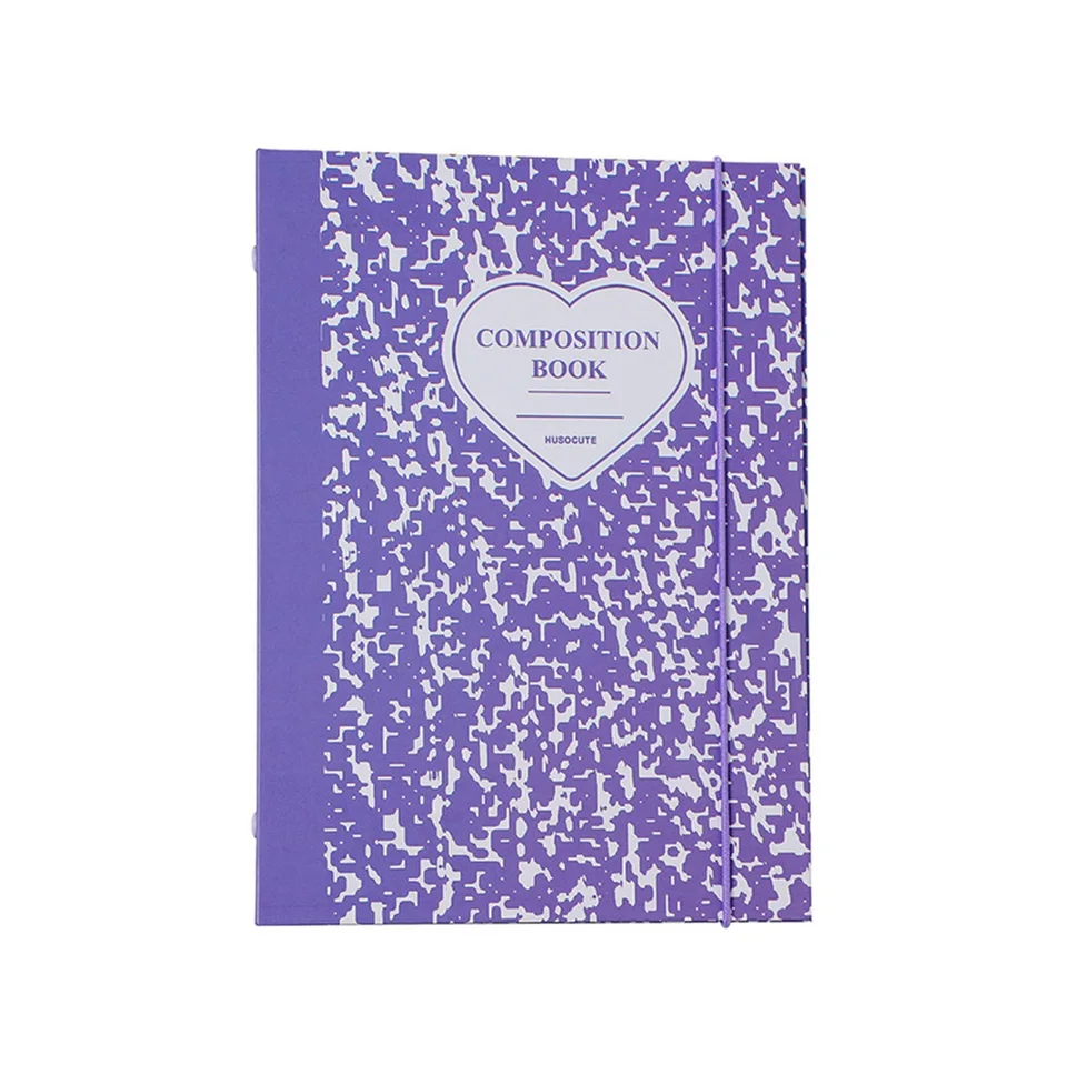 A5 Binder KPOP Idol Pictures Storage Book Card Držiteľ Chasing Stars Photo album Photocard Book Stationery (Purple)