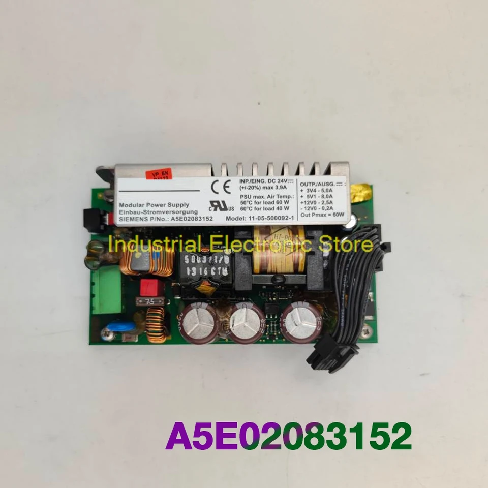A5E02083152 11-05-500092-1 Originál pre napájací zdroj Siemens IPC