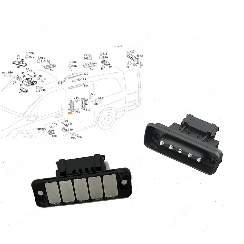 A6398200654 pre Mercedes Benz Vito W447 W639 W448 W636 W907 SLIGLIDE DOOR ELEKTRICKÝ KONTAKTNÝ Spínač 9078213000 A6398200311