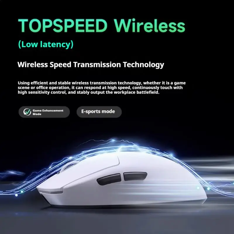 A7 Mchose Ultra Mouse Esports Gamesthree Modes Pro Wireless Bluetooth Paw3395 Lightweight Laptop Office Office Mouse Ergonomics