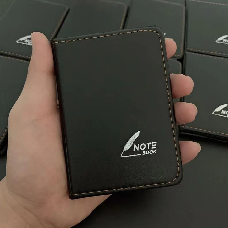 A7 Mini kožený notebook Elastický remienok Denník vrecková kniha Bussiness College Študenti rukopisu poznámky v podložkách ako detské darovanie 100 strán