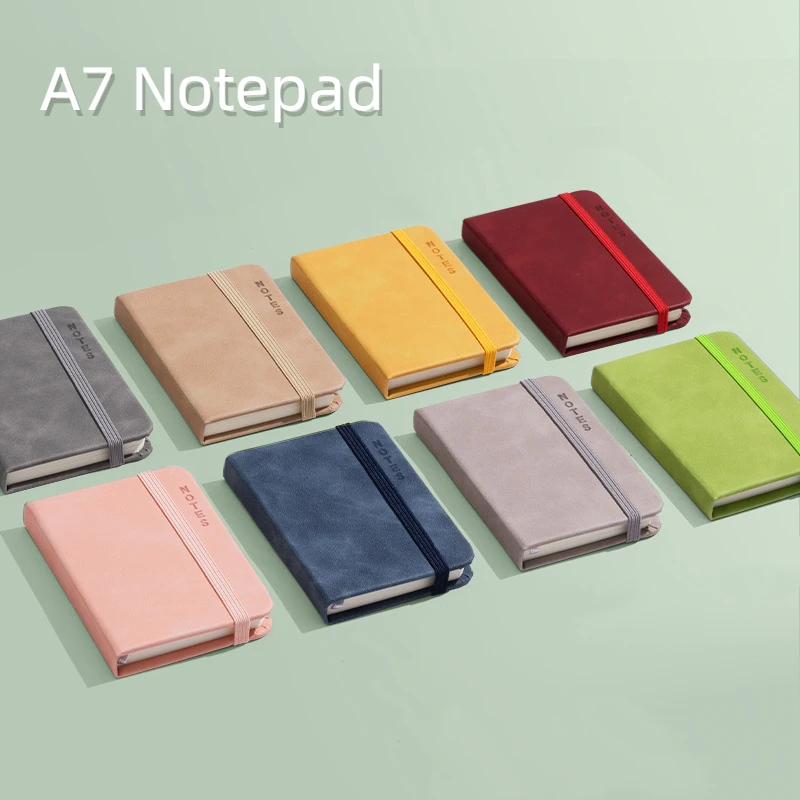 A7 Mini notebook Prenosné vrecko Colored Notepad Memo Denník Plánovač písania papierov Študenti Školské kancelárske dodávky darčeky
