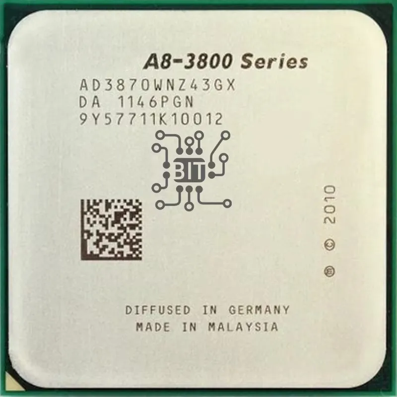 A8-procesionor de Cpu de Cuatro Núcleos, A8-3870K A8 3870 A8 3870K 3,0 GHz, AD3870WNZ43GX Socket FM1