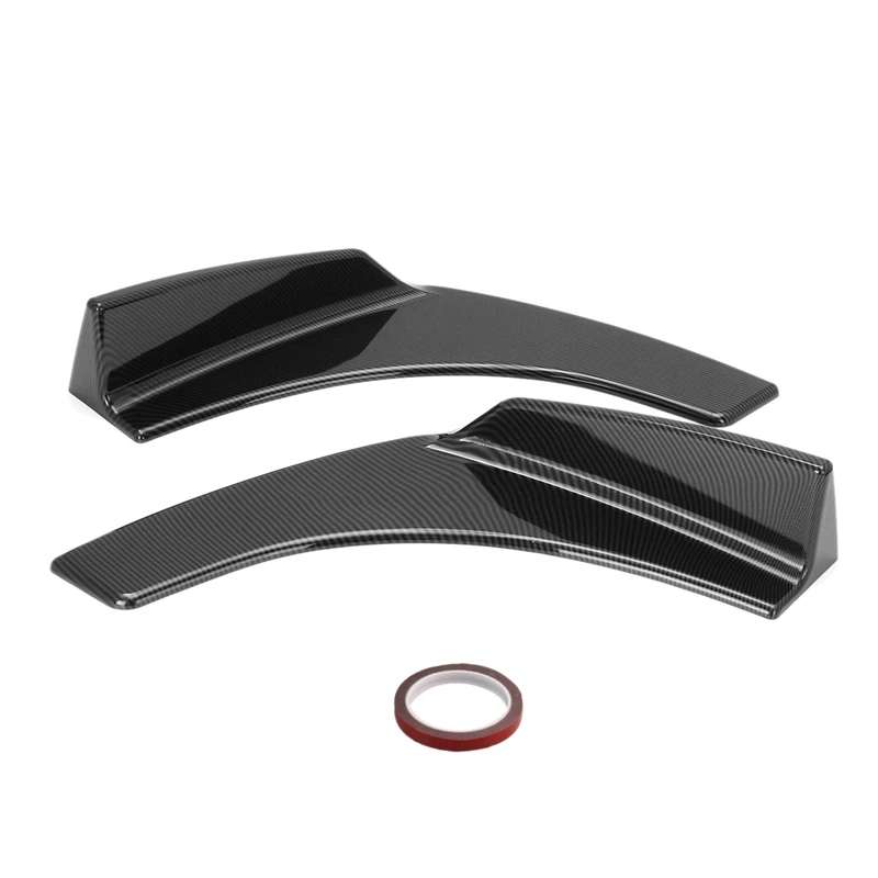 A80P-1 pár Univerzálny automobil FRP predné nárazníky Spiler Spiler Spliters Winglets Flaps Cupu Wings