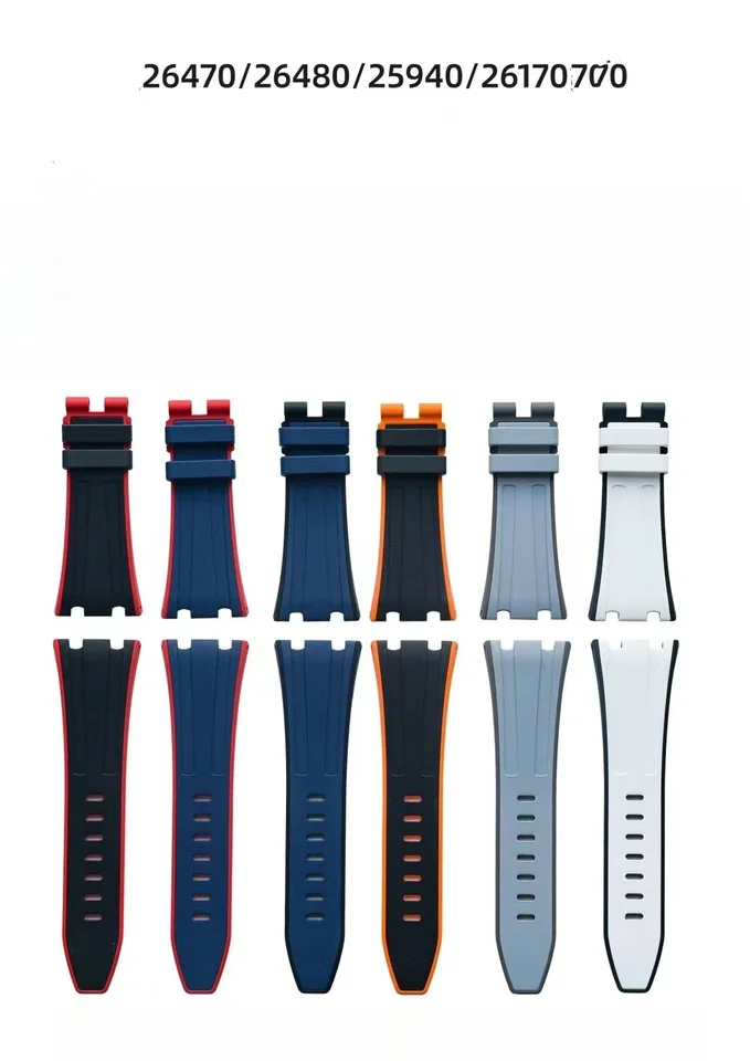 AAA pre Audemars a Piguet Royal Oak Strap 26470 26480 25940 26170 FRUBBER Sport Watch Strap 28mm WatchBand Accessories