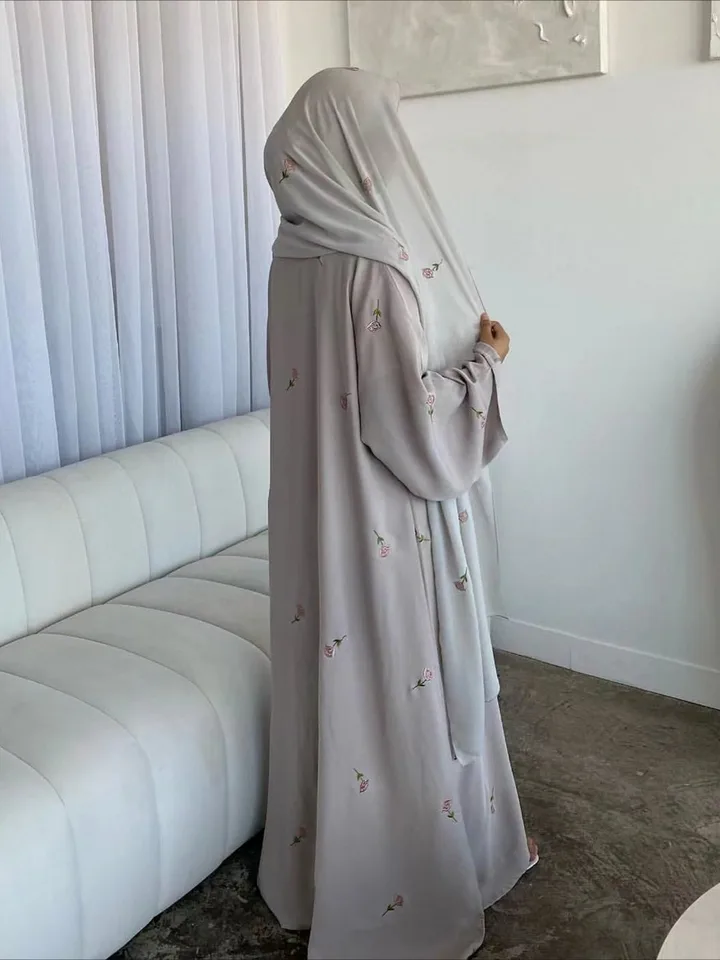 Abaya pre ženy sa oblieka jalabiya výšivka ramadan eid moslimský maroko dubajský abayas strany kaftan islam arabský dlhý rúž Vestidos