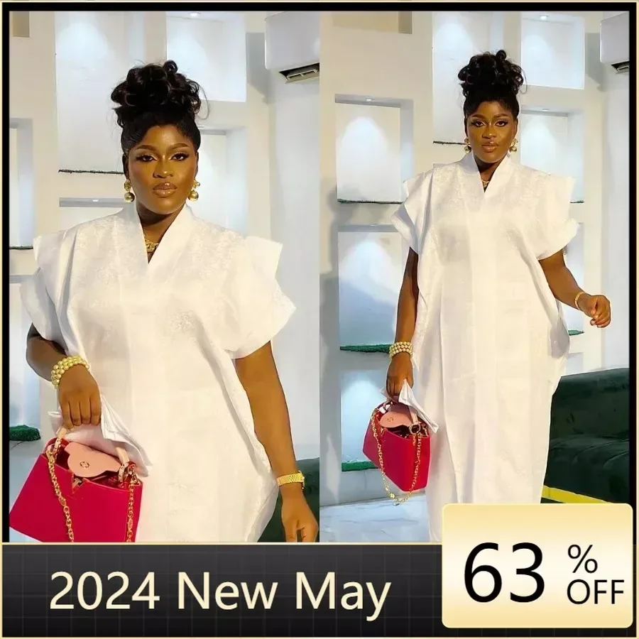 ABAYAS pre ženy Dubaj luxus 2024 Africké moslimské módne šaty kaftan marokainové večerné šaty