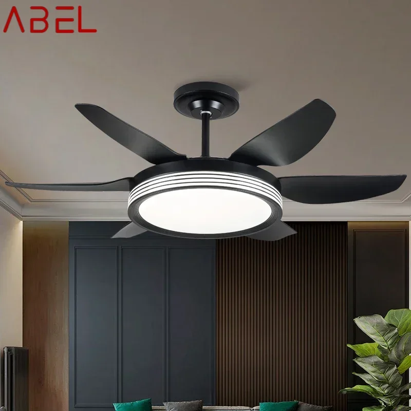 Abel Fan Light Nordic Strop Svetlá svetlo Moderná minimalistická reštaurácia, obývacia izba, komerčný elektrický ventilátor spálne