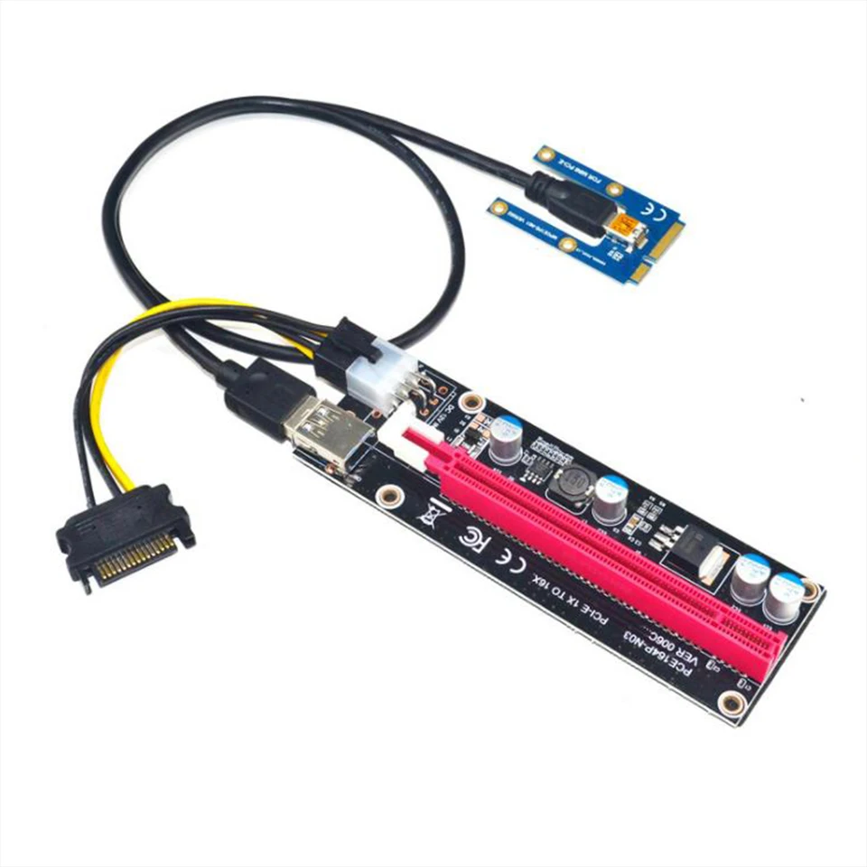 Abep-Mini PCIe to PCI Express 16x stúpač pre prenosný počítač externá grafická karta Exp GDC BTC Miner MPCIE na pci-e slotovú kartu s slotmi