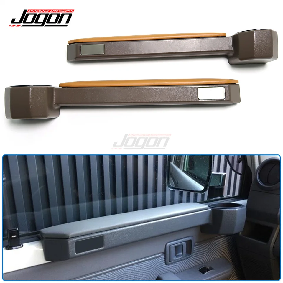 ABS a kožená lakťová lakťová lakťová lakťová skrinka pre úložisko pre Toyota Land Cruiser Pick Up UP LC70 LC76 LC78 LC79 FJ79 Interiérové ​​príslušenstvo