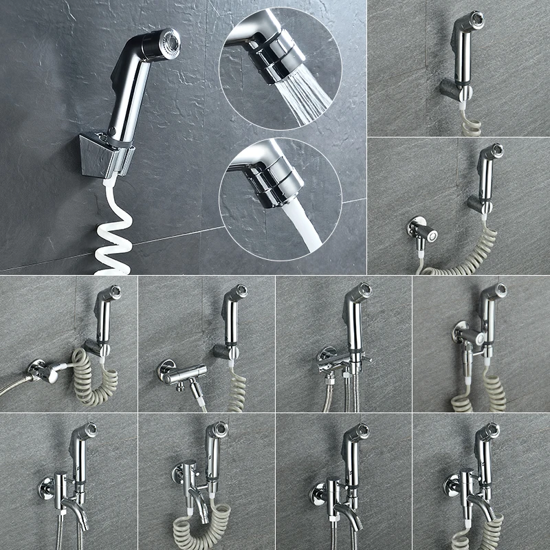 ABS bidet shattaf douche sprej chrómový hygienický moslimský záchod v ručnom toalete postrekovacej trysky Sprinkler sprcha hlava bident