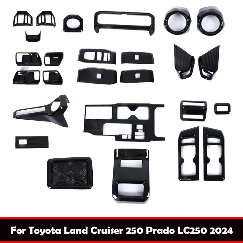 ABS Black for Toyota Land Cruiser 250 Prado LC250 2024 Dverové rukovä