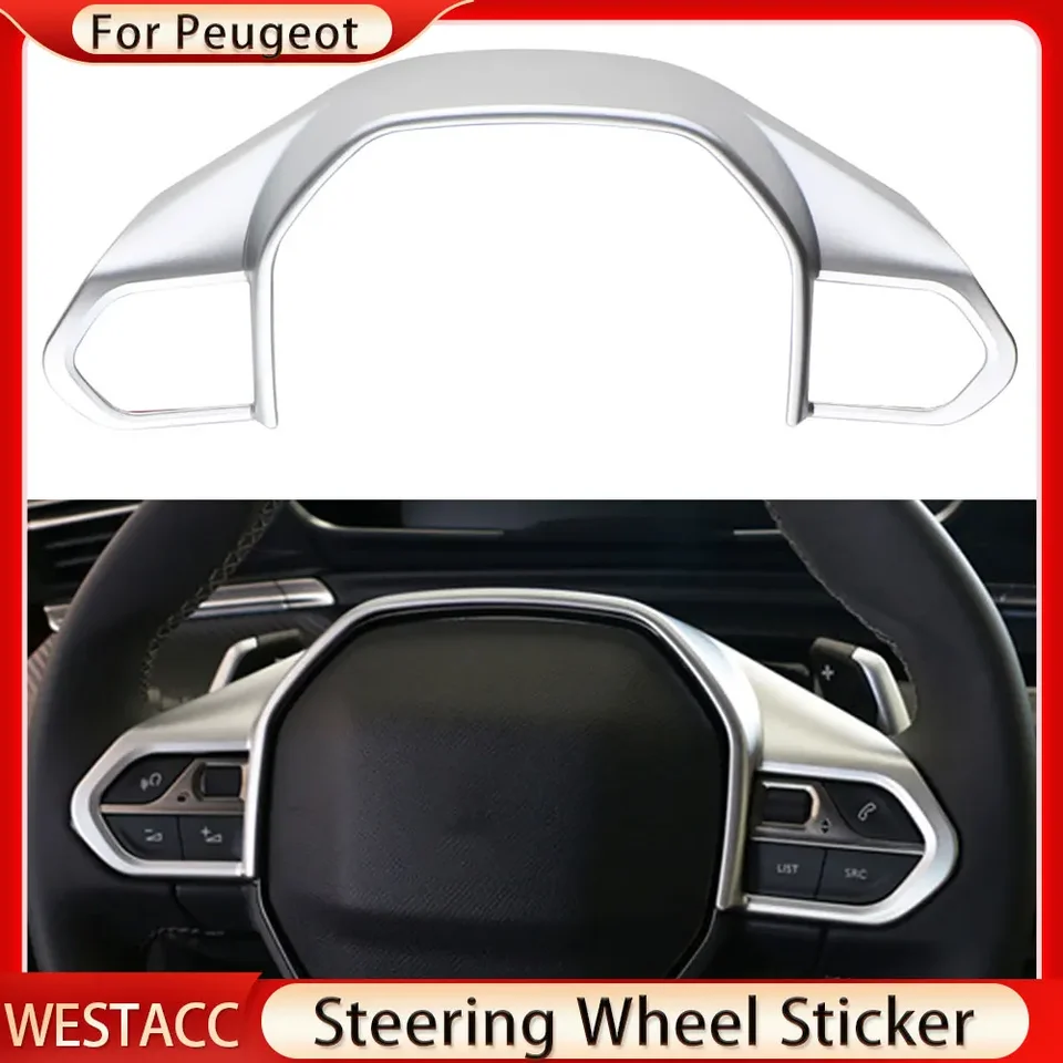 ABS CAR CHYN ABLE DECORATION DECORATION RÁMKA TRIP pre Peugeot 4008 5008 2018 2019 2020 2021 2022 Interiérové ​​príslušenstvo