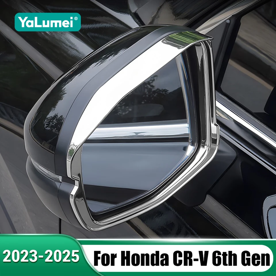ABS CAR REZEKLA Zrkadlo Zrkadlo obočia Shield Cover TRIMS Rámčeky pre honda cr-v CRV 6. gen 2023 2024 2025 Hybridné príslušenstvo